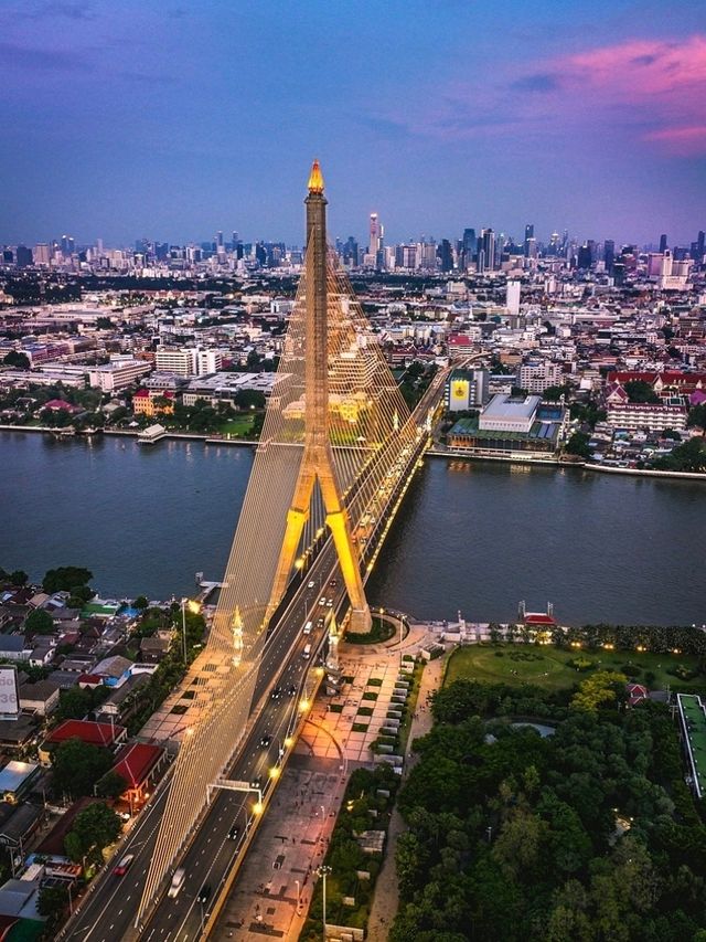 Rama VIII Bridge, Bangkok: A Modern Icon over the Chao Phraya
