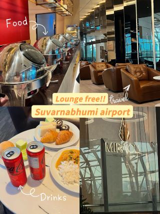 Review: Free Lounge Access at Suvarnabhumi with Trip.com .