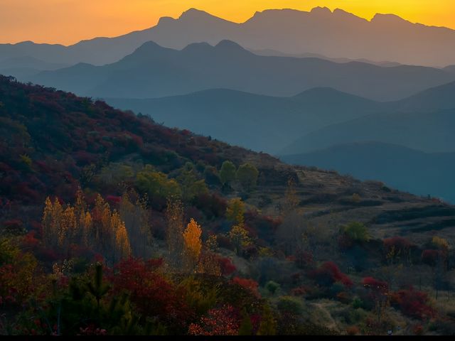 鄭州周邊遊免費賞紅葉看日落的好地方