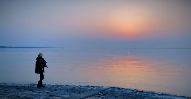 上海週末看夕陽青浦淀山湖