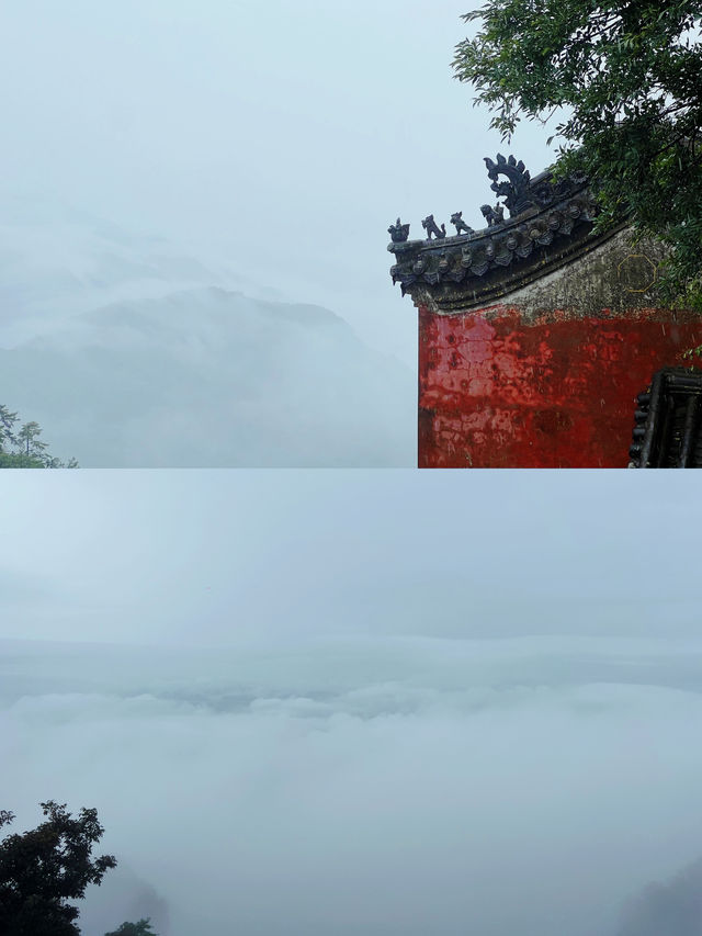 湖北丨下雨天的武當山，更具仙氣了