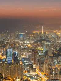 香港的夜景竟然這麼的美