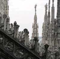 On top of the most famous church in Italy