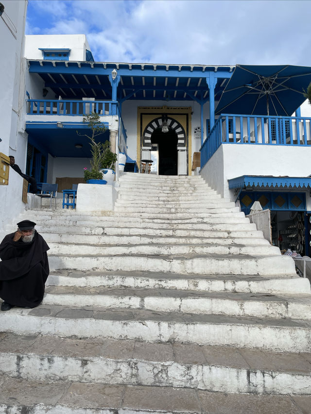 突尼斯地中海藍白小鎮