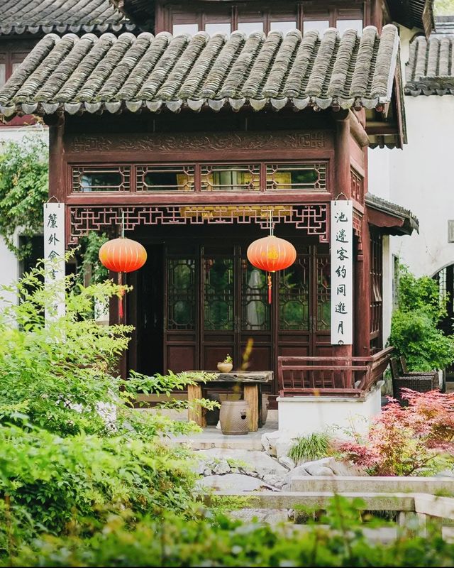 以後來蘇州，就住這了，超治癒園林式酒店！太讚了！