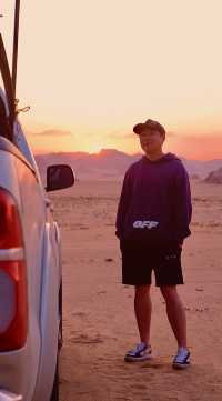 約旦｜在沙漠中開著我的Toyota追著日落
