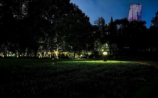 夜晚漫步於華東政法