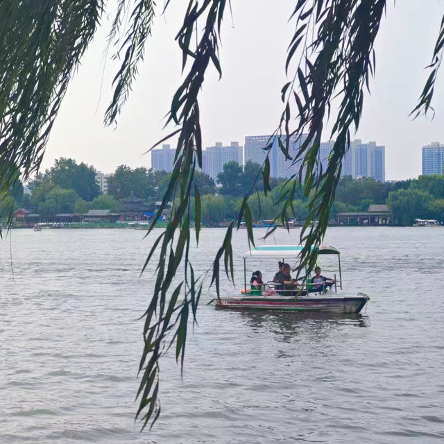 【濟南天下第一泉】戶外園林風景，適合任何季節遊覽