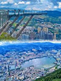 帶你觸摸天空的心跳，遊個舊老陰山玻璃棧道