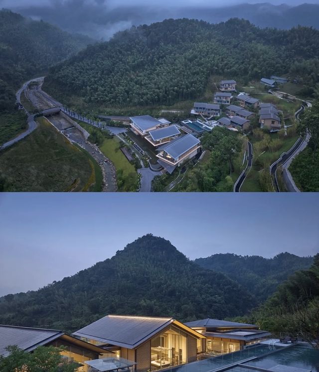 竹構的酒店-江西雲孚里雲宿溫泉酒店。