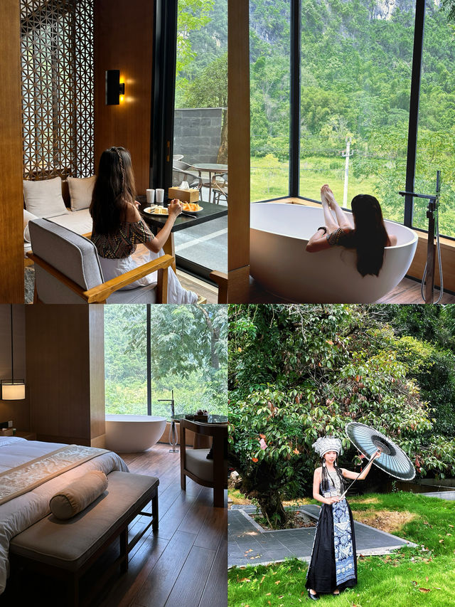 陽朔 | 終於可以躺在全景山水畫裡了。