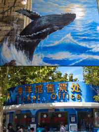 避開熱門景點國慶假期帶孩子來北京海洋館。