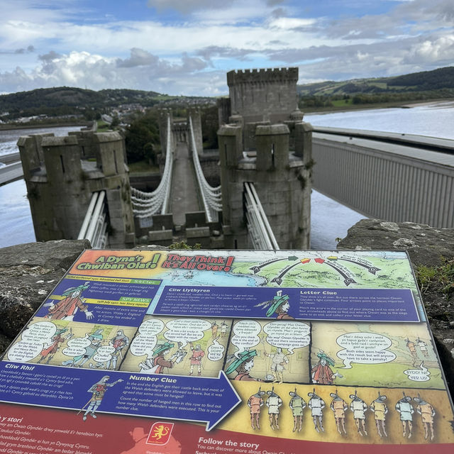 英國威爾斯Conwy Castle🏰 -很像世紀帝國的城堡