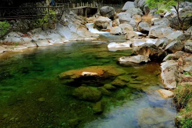 「鄂西北的九寨溝」——五龍河。