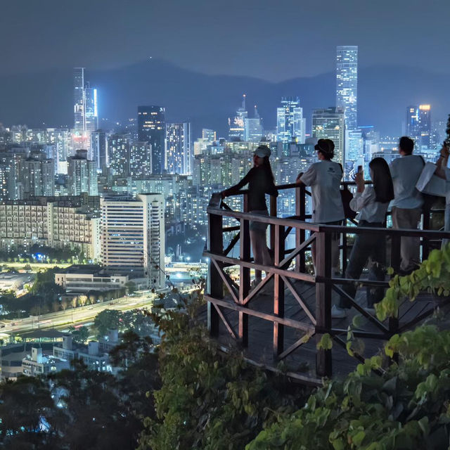 深圳版“愛樂之城”｜筆架山的絕美夜景！美哭😭