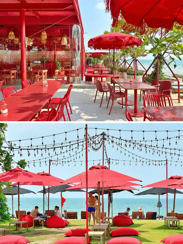 芭堤雅這間超美的度假酒店～海灘餐廳更是來芭堤雅必打卡目的地！