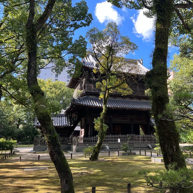 🌿【福岡聖福寺｜鬧市中靜藏千年的唐宋遺風】