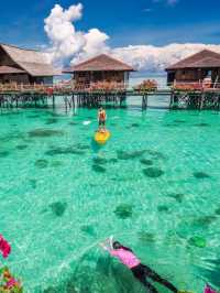 Kapalai Water Villa💧in Dive Resort is Awesome 😍❤️