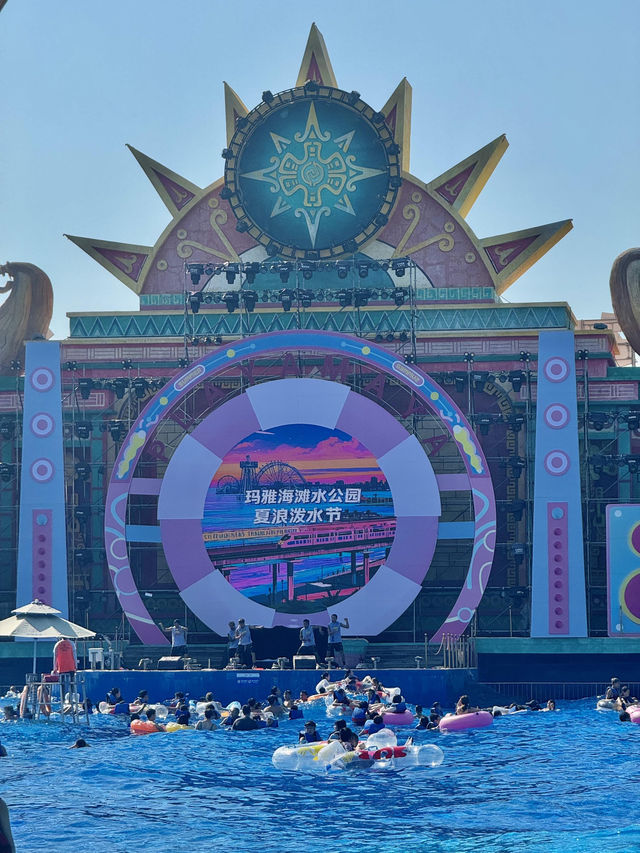 西安玩水新去處！歡樂谷瑪雅海灘開園啦🌊