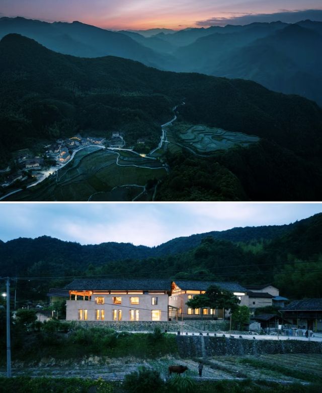 藏於山間古村嘅治癒夯土民宿大樂之野松陽
