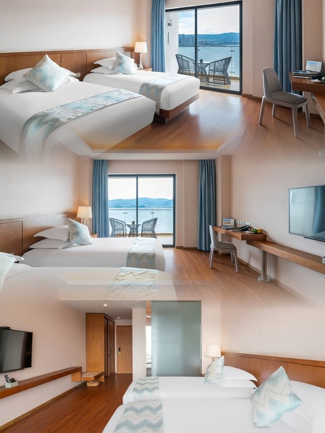 大理旅行推薦海灣酒店，陽台觀賞海景