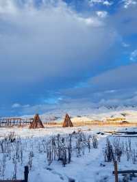 雪山之下，彩林環繞，這裡的秋天美到讓人忘詞！