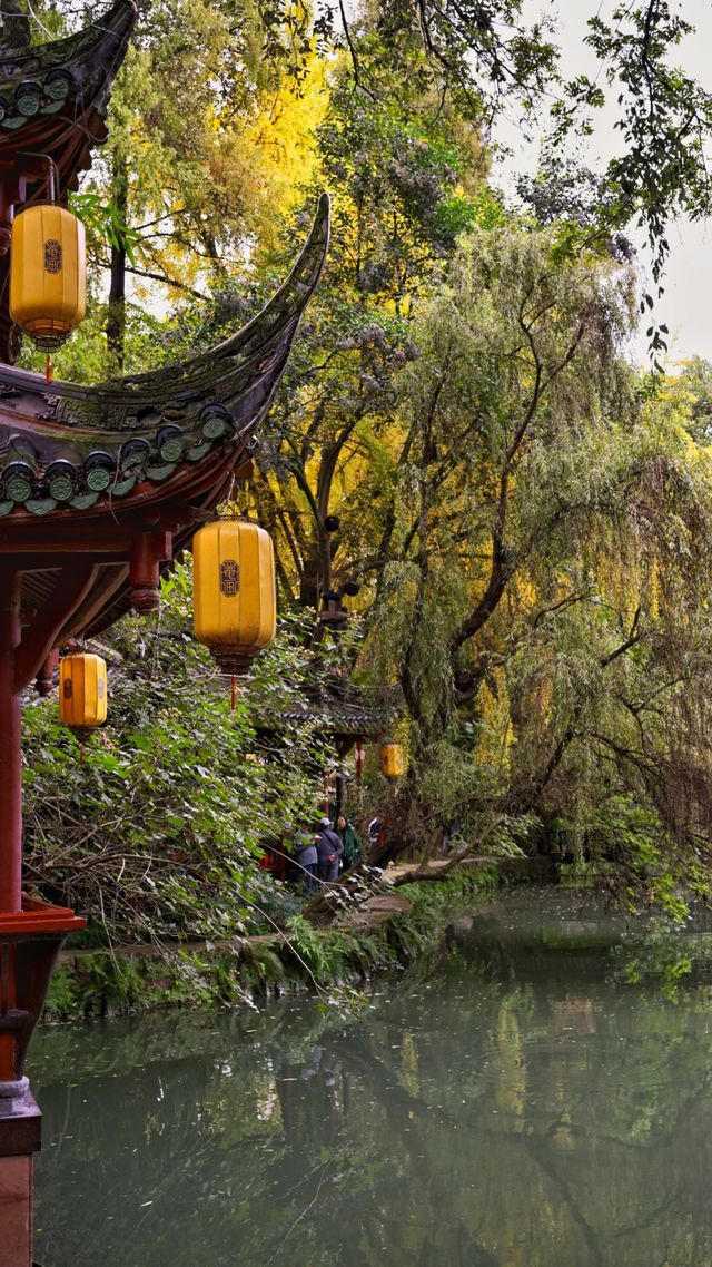 成都 1h，8 元的秋日崇州罨畫池，人間值得