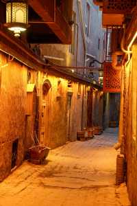 喀什夜景丨冬日的溫暖柔光