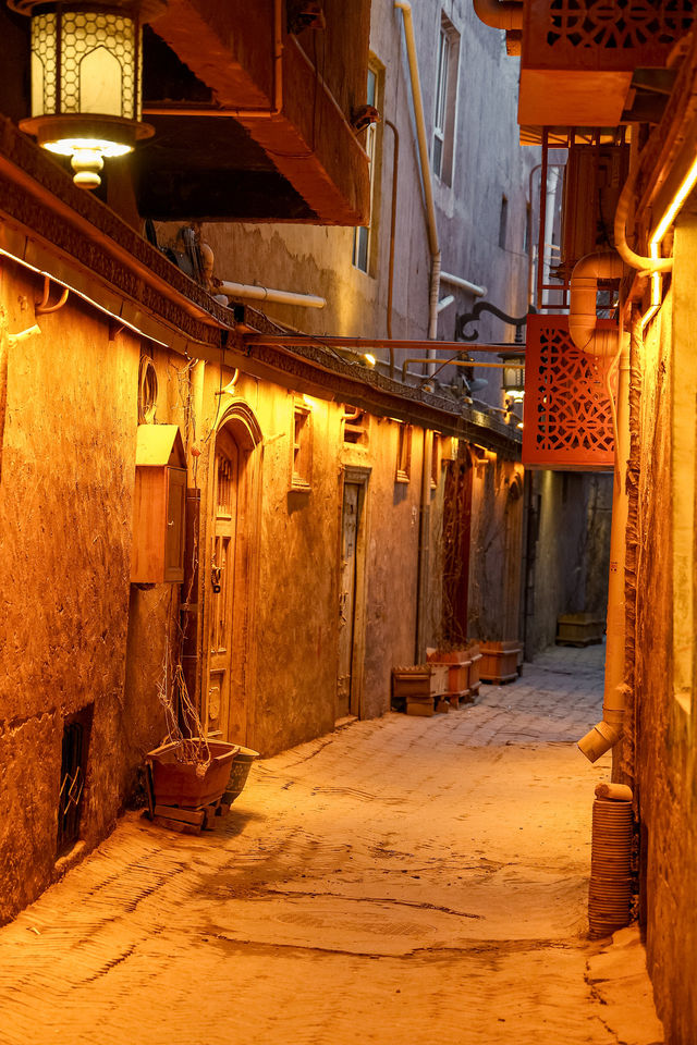 喀什夜景丨冬日的溫暖柔光 喀什夜景丨冬日的溫暖柔光