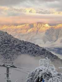 霧淞仙境美如畫