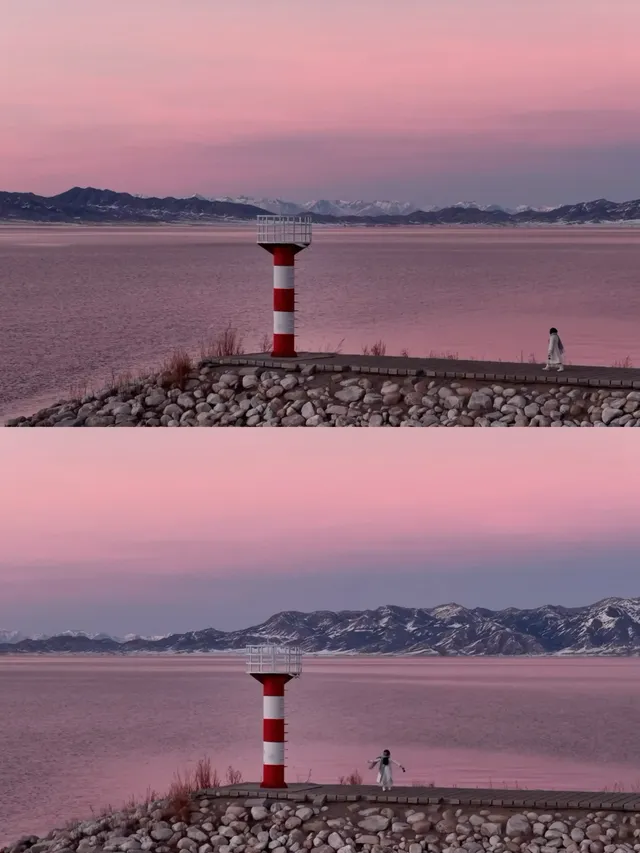 想跟賽里木湖說謝謝🫧人生照片有了！