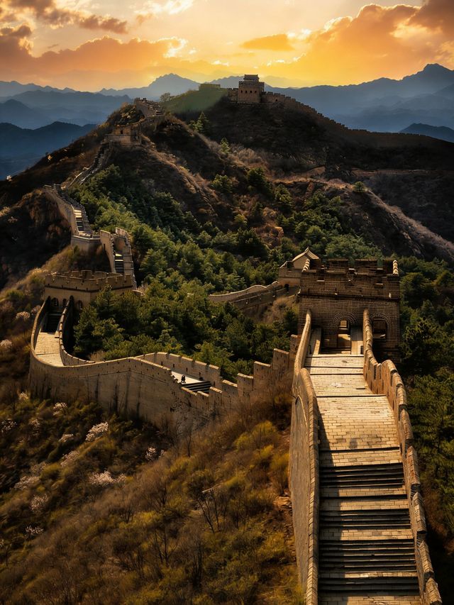 不愧是國家地理評選的「最美長城」 不愧是國家地理評選的「最美長城」