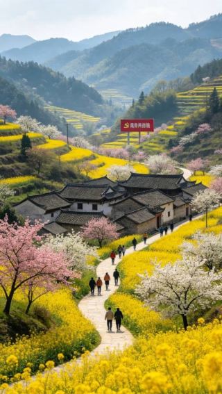 Changsha County Fulin Town Spring Travel Guide | Explore the Town in One Day: Flower Viewing, Hiking, and Local Cuisine – Even Lazy People Can Do It!