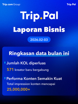 ✨ Laporan Bulanan Komersial Trip.Pal Feb-Mar sudah AKTIF! ✨