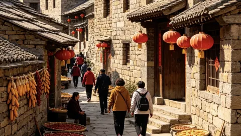Đừng chỉ đến thăm những ngọn núi khi bạn đến Nam Thái Hành Sơn! Hãy trải nghiệm thị trấn đá Shiban theo một cách thú vị hơn! — traveler post in Tân Hương