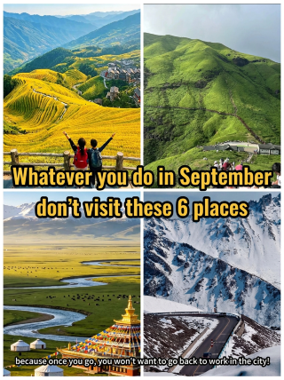 Don't go to these 6 places in September