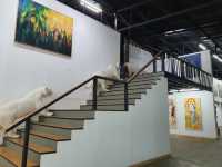 เดินเสพงานศิลป์บรรยากาศริมน้ำที่หอศิลป์ริมน่าน