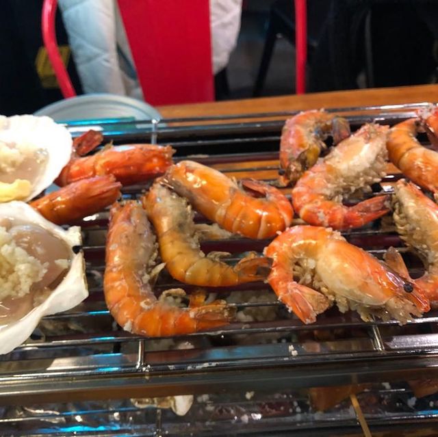 美味的放題流水蝦在佐敦