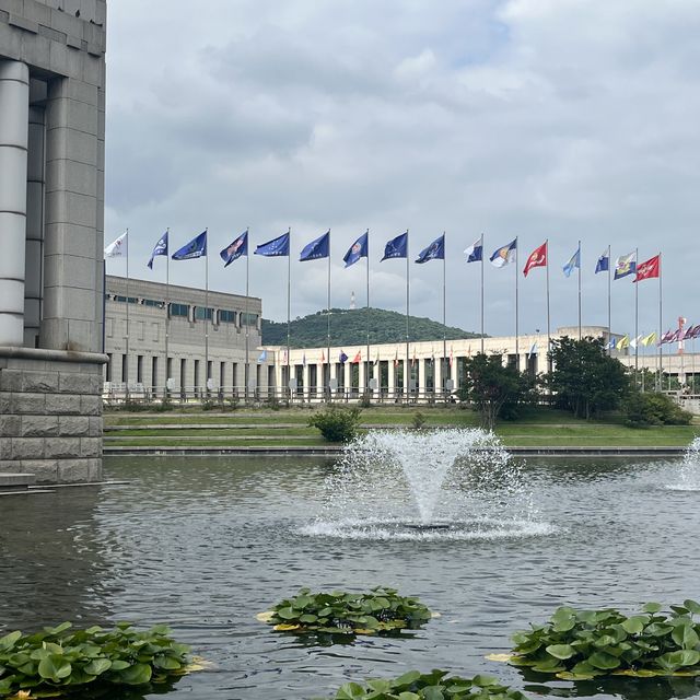 산책하기 좋은 전쟁기념관 앞 공원 ⛲️