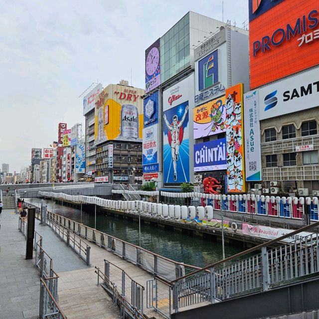 오사카 필수코스 도톤보리!
