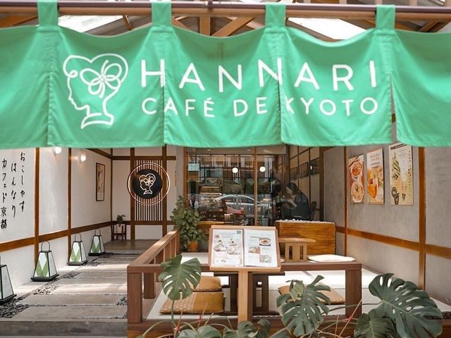 Hannari cafe de Kyoto
