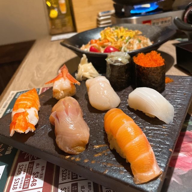 天水圍特色居酒屋🏮高質壽司盛盒！