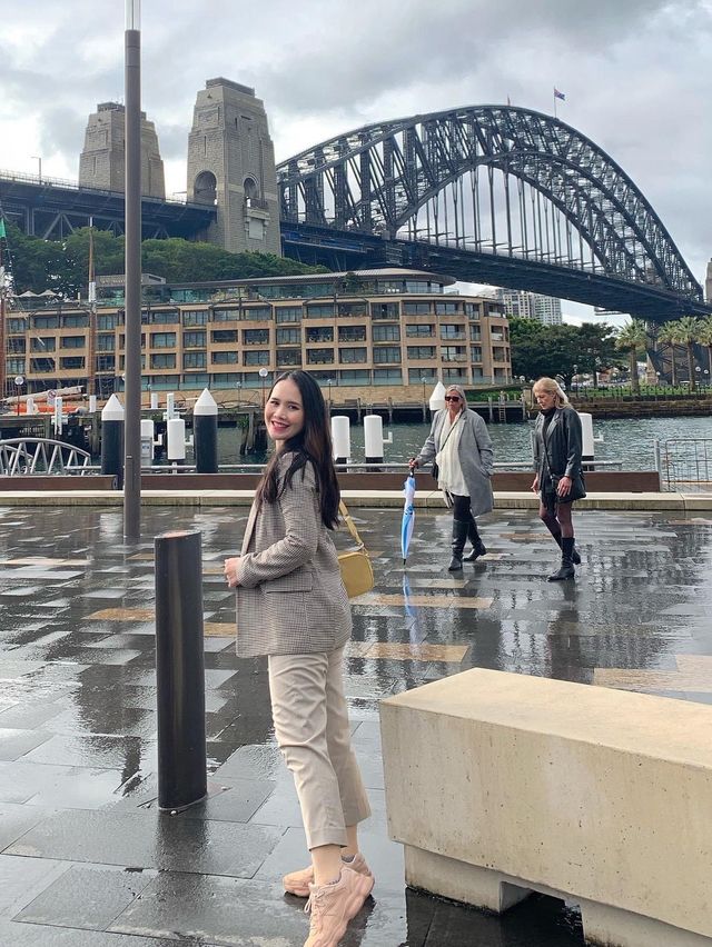 Strolling around Harbour Bridge, Sydney