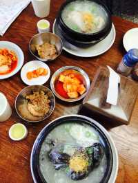 韓國🇰🇷必吃美食😋人蔘雞湯粥📍Congee House 콘지하우스