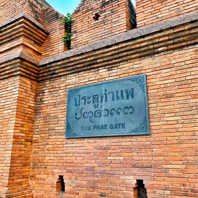 Tha Pae Gate in Chiang Mai🇹🇭
