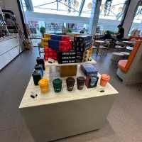 speciality coffee brewed fresh,art on display