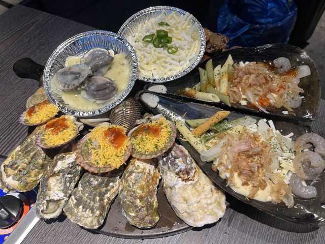 부산 오션뷰 조개구이맛집