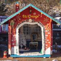 Beautiful Santa Village in Winter Season 