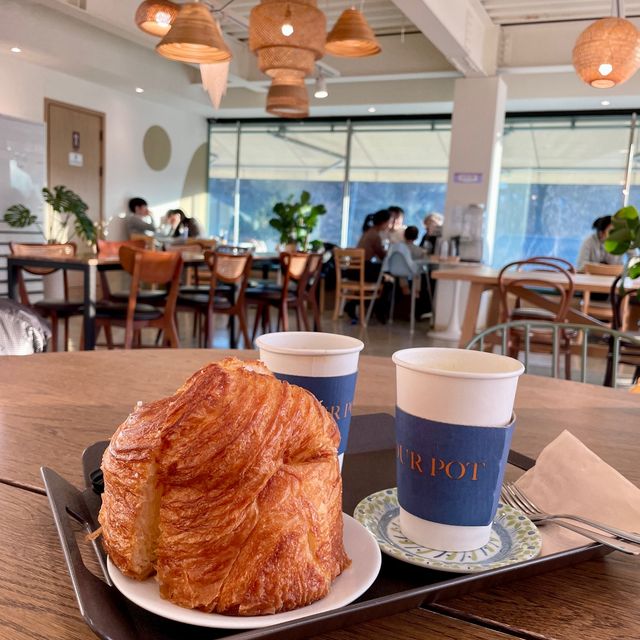 🌼플라워팟 베이커리:물왕저수지 루프탑카페☕️