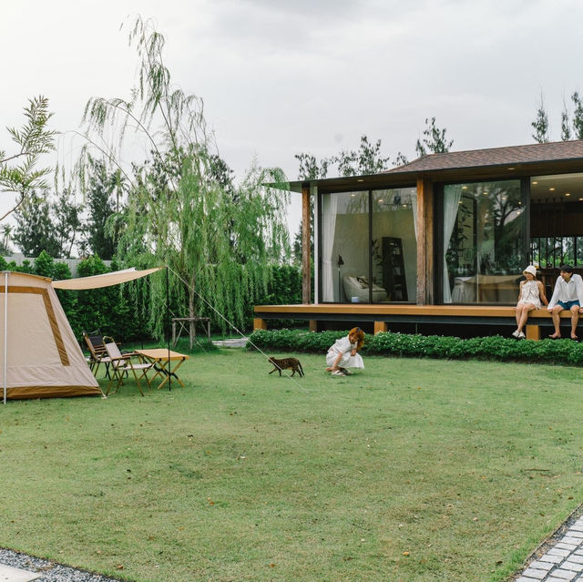 บ้านเรือนกระจกน่ารักที่บางกะเจ้า